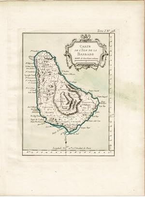 Carte de l'isle de la Barbade