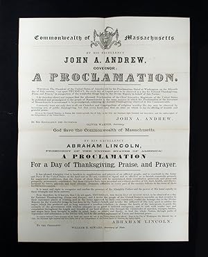 Proclamation of Thanksgiving [Broadside]