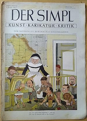 Zeitschrift: DER SIMPL Kunst, Karikatur, Kritik. 2. Jahrgang Heft 2. Januar 1947 Der Bayerische B...