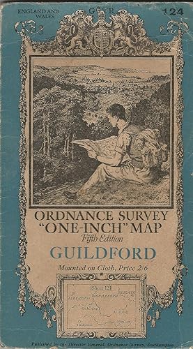 Ordnance Survey "One-Inch" Map - Guildford - Sheet 124