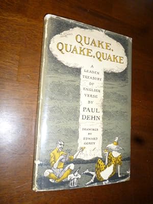 Quake, Quake, Quake: A Leaden Treasury of English Verse