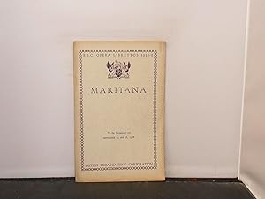 The British Broadcasting Corporation Opera Librettos - Maritana by Wallace to be broadcast on Sep...