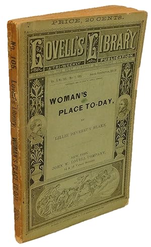 "Woman's Place Today" Feminist Firebrand Responds to Victorian-Era Sexism in NY