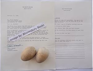 Four Items: 1) Original Signed Letter Dated February 21, 1989 From Debra Romash (Director, White ...