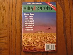 The Magazine of Fantasy and Science Fiction - October/November 2003 Vol 105 No. 4&5 Whole No. 622...