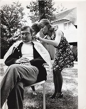 Original photograph of Claude Chabrol and Stephane Audran, circa 1968