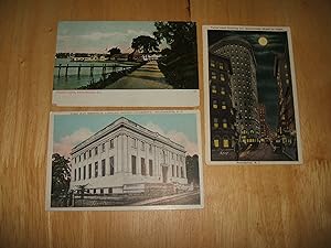 Lot of 9 Early Circa 1909-1945 Providence RI Divided Back Postcards City Views