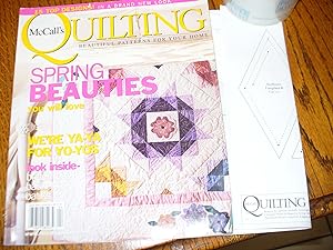 Mccall's Quilting (Beautiful Patterns For Your Home) April 2003, Vol. 10, #2.