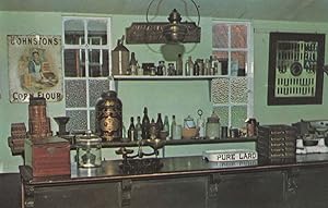 East Anglian Post Victorian Shop Butter Chemists Corn Flour Postcard