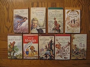 Fables Satire and Fantasy Nine (9) Airmont Paperback Classics, including: Grimm's Fairy Tales - I...