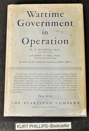 Wartime Government in Operation
