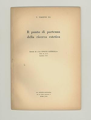 Il Punto di Partenza della Ricerca Estetica, 1959 Monograph on Aesthetic Research. Reprinted from...