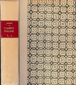 I classici italiani, vol. 1, parte prima. Dal Duecento al Quattrocento