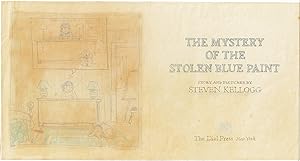Title page mock-up of "Mystery of the Stolen Blue Paint"