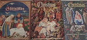 Six vintage volumes of"Christmas, an American Annual of Christmas Literature and Art"