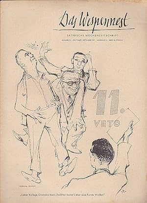Das Wespennest. Satirische Wochenzeitschrift. Nr. 25 September 1947