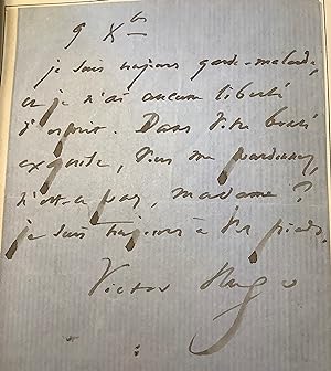 Les Misérables. Authorized English translation (copyright). (With autographed letter signed)