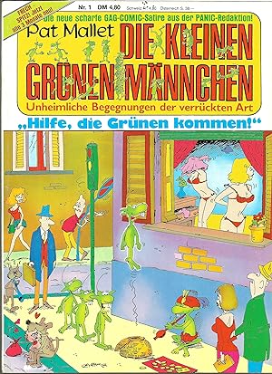 Die kleinen grünen Männchen. Unheimliche Begegnungen der verrückten Art.Gag-Comic-Album Nr. 1.