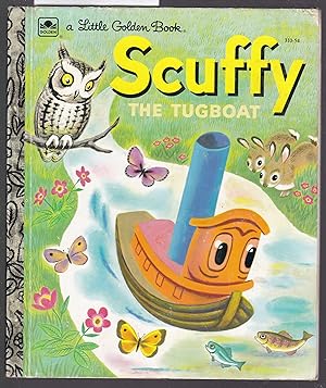 Cuffy the Tugboat and His Adventures Down the River - A Little Golden Book No.310-54