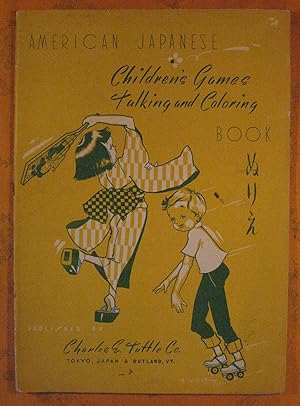 American Japanese Children's Game Talking and Coloring Book