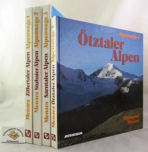 Alpenwege. VIER (4) Bände. Band 1,2,3,4. 1: Zillertaler Alpen. Hauptkamm, Tuxer Voralpen, Pfunder...