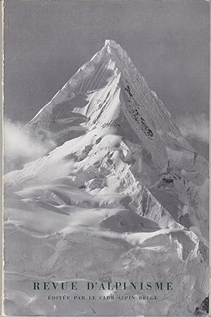 Revue d'Alpinisme. Club Alpin Belge. 1951-1954