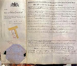 Land Grant document