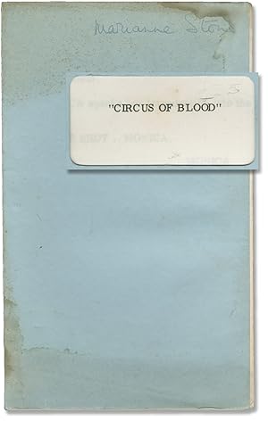 Berserk [Circus of Blood] (Original screenplay for the 1967 film, copy belonging to actress Maria...