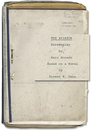 The Aviator (Original screenplay for the 1985 film belonging to actor Ron Travis, annotated)