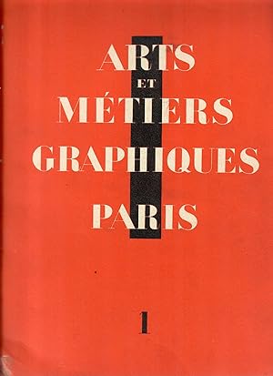 Arts et Metiers Graphiques 1 [with English summary]