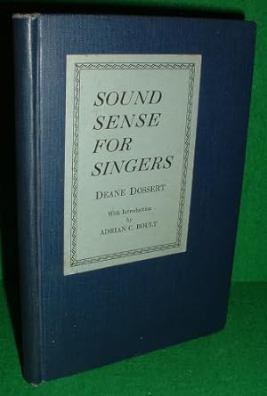SOUND SENSE FOR SINGERS