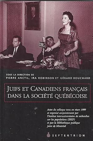 Juifs et Canadiens français dans la société québécoise