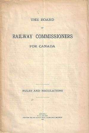 The Board of Railways Commissioners for Canada