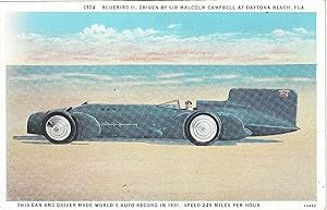 Bluebird II driven by Sir Malcolm Campbell at Daytona Beach, Fla