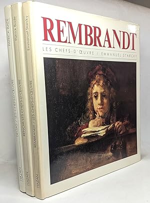 3 volumes "Les chefs-d'Oeuvre: Degas - Renoir - Rembrandt
