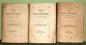 Archivio triennale delle cose d'Italia dall'avvenimento di Pio IX all'abbandono di Venezia. (Tre ...