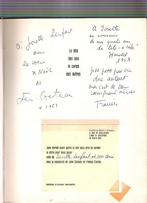 La tête des Uns et le Corps des autres photomontage de Jean Harold , préface de Jean Cocteau , co...