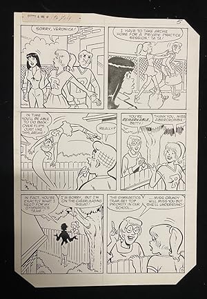 Betty And Me #146 Page 5 Original Comic Art Stan Goldberg