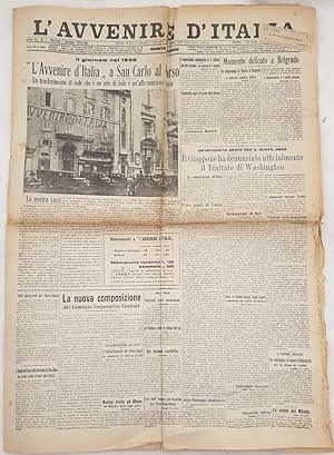 L'AVVENIRE D'ITALIA MARTEDI 1 GENNAIO 1935,