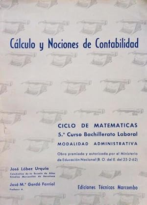 CALCULO COMERCIAL Y NOCIONES DE CONTABILIDAD.
