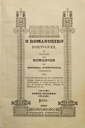 O ROMANCEIRO PORTUGUEZ. [2 VOLUMES]