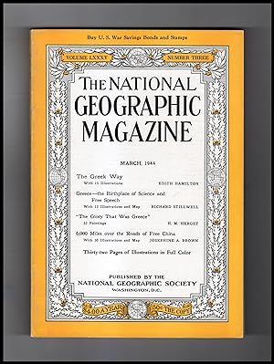 National Geographic Magazine - March, 1944. The Greek Way; Greece - Birthplace of Science and Fre...