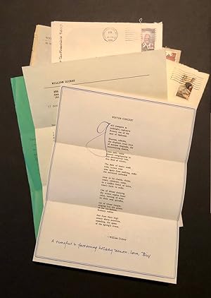 Of the Festivity - WITH Signed Correspondence and a Typed Poem Laid-In Yale Series of Younger Poets
