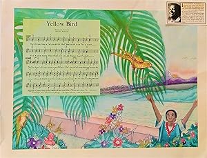 Yellow Bird Irving Burgie Music Art Print