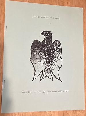 An Annotated Chronology of the Writing & Printing of the Works of H. P. Lovecraft Part Four 1920 ...