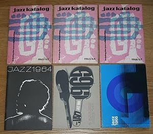 3x JAZZ KATALOG und 3x JAZZ Historical Recordings. 1962,1963,1964,1965,1966,1967.