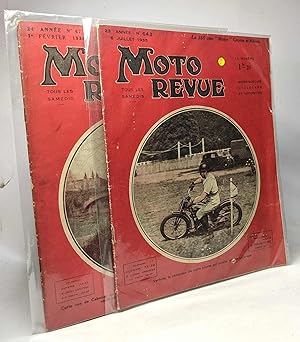 Moto Revue - 2 numéros: N°643 6 juillet 1935 + N°673 1er février 1936