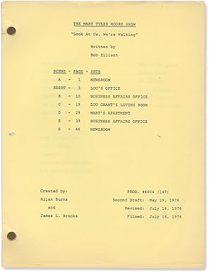 The Mary Tyler Moore Show: Look at Us We're Walking (Original post-production script for the 1976...