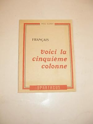FRANCAIS VOICI LA CINQUIEME COLONNE , PREMIERE SERIE N° 31 MAI 1951