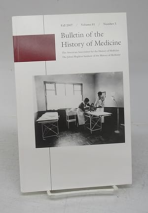 Bulletin of the History of Medicine Fall 2007
